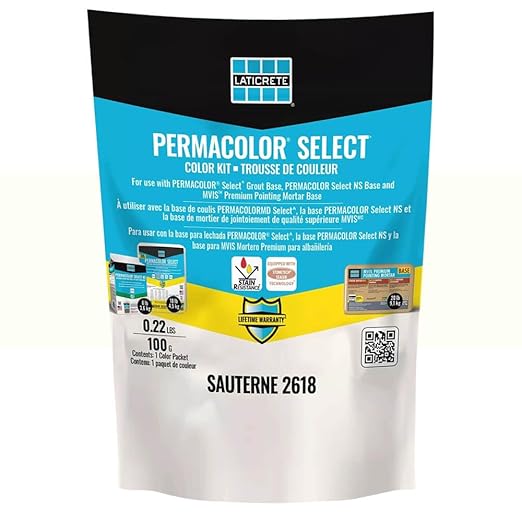 Permacolor Select Grout Color Kit - Sauterne