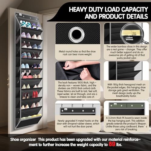 Kotkn 10 Tier Over The Door Organizer - Image 4
