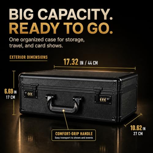Graded Card Storage Box - Card Slab Case with Lock - 4 Row - Image 7