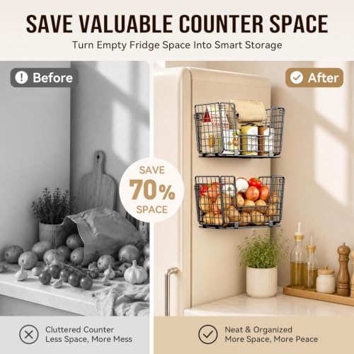 Magnetic Shelf for Fridge - 3 Pack Fruit & Vegetable - Image 7