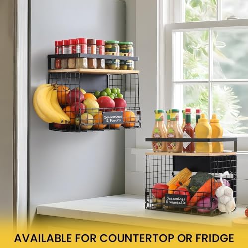 [WIDER SHELF] 1 SET Strong Magnetic Shelf Basket - Image 5