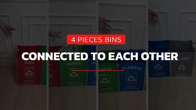 Separate Recycling Waste Bin Bags for Kitchen Office in Home - Image 8