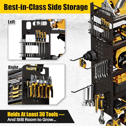 Large 5-Tier Power Tool Organizer Wall Mount, 320lb Capacity - Image 7