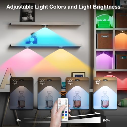RGB Puck Lights with Remote Control, 2000mAh Rechargeable Stick - Image 6