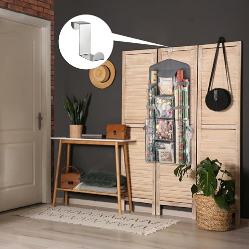 EXLIFBAG Wrapping Paper Storage, Double-Sided Hanging Storage - Image 3