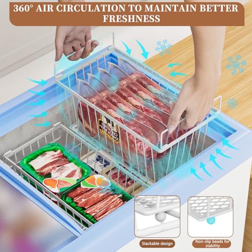 Enhanced Leak-Proof Bottom, Small Freezer Organizer Bins - Image 7