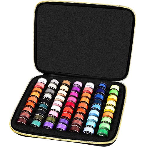 ALKOO Bobbin Holder Organizer Case, Holds 63 Bobbins - Image 2