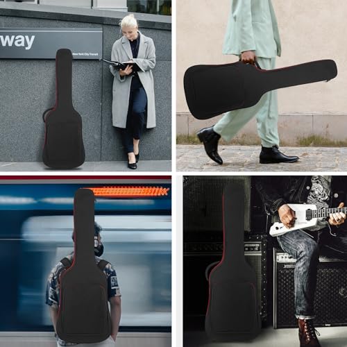 MUZNOTE Electric Guitar Case, Electric Guitar Bag Padded - Image 8