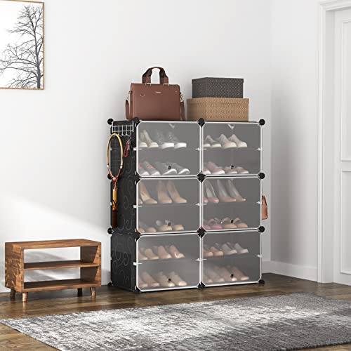 ROJASOP Portable Shoe Rack Organizer 6-Tier Shoe Cabinet 24-Pair - Image 3
