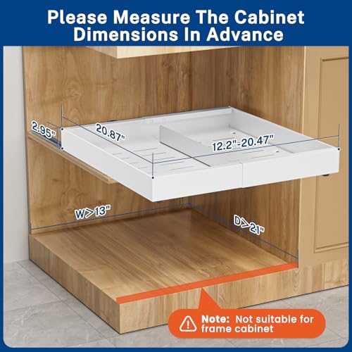 2 Pack Pull Out Cabinet Organizer | Home Organization - Image 3