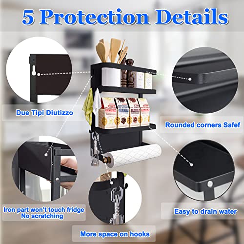 Magnetic Spice Rack for Refrigerator Magnetic Paper Towel - Image 4