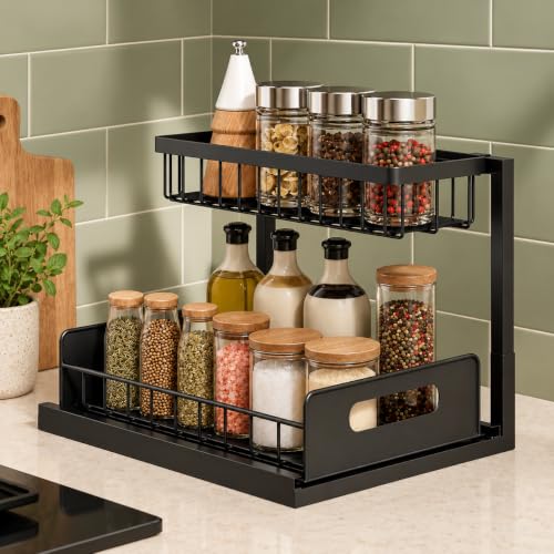 Under Sink Organizer, 2-Tier Pull-Out Kitchen Bathro | All Products - Image 4