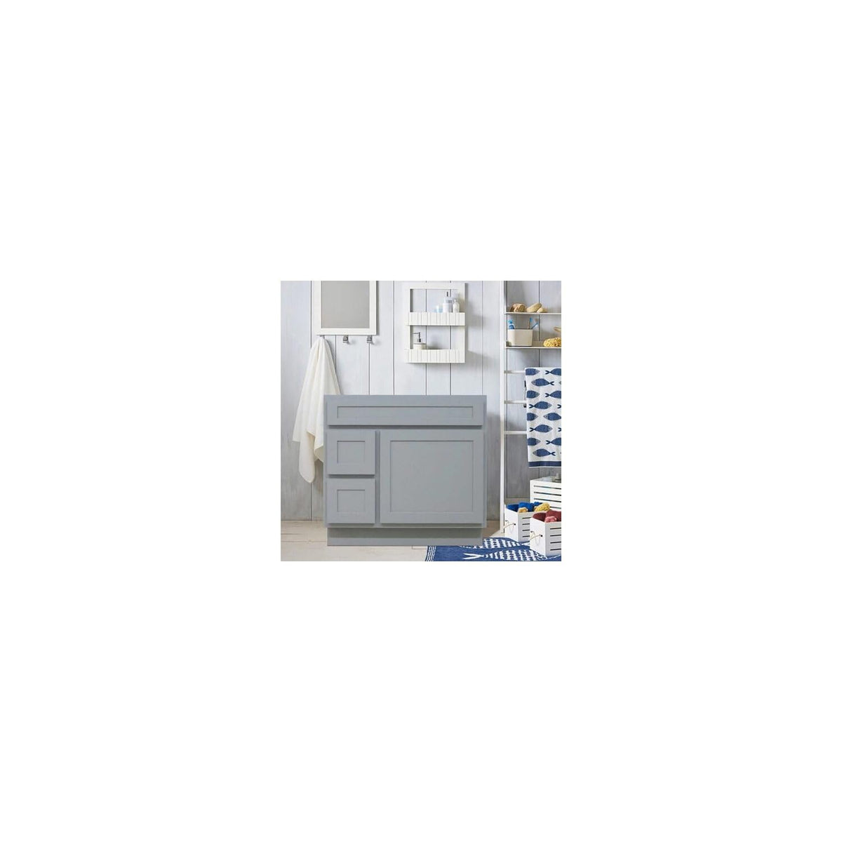 Vanity Art 36 Inch Single Bathroom Vanity Base Only Cabinet - Image 1