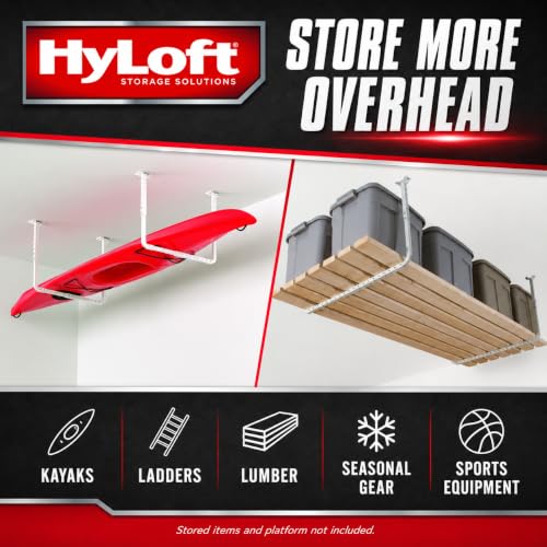 HyLoft 33 in. x 34 in. Adjustable Garage Ceiling Mount - Image 7