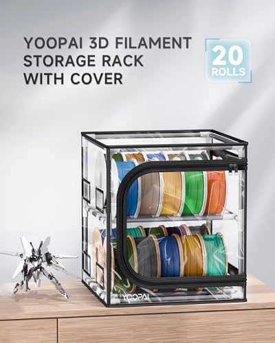 YOOPAI 3D Printer Filament Storage Box – 2 Tier Filament - Image 3
