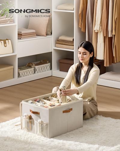 SONGMICS Shoe Organizer for Closet, Fabric Bins, Fit | All Products - Image 3
