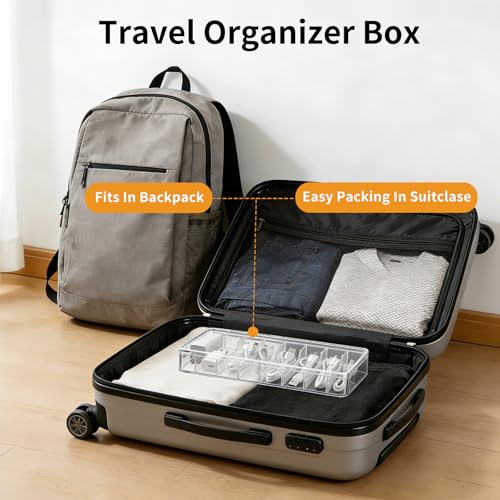 2 Pack Cable Organizer Box with Lid - Image 6