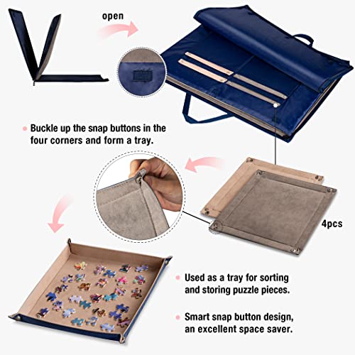 Lavievert 1000 Piece Jigsaw Puzzle Board with Padded - Image 6