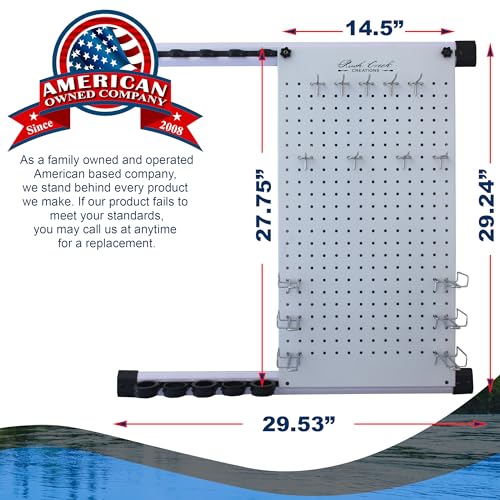 Rush Creek Creations No Limit 5-Rod Wall-Mount Fishing Pole - Image 4