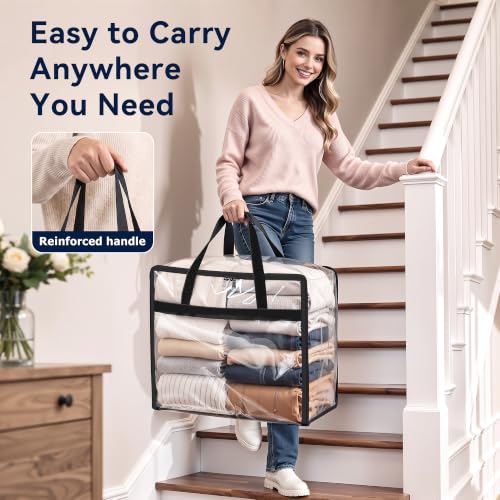 SpaceTrove Clear Storage Bags, 4-Pack Under Bed and Closet - Image 7