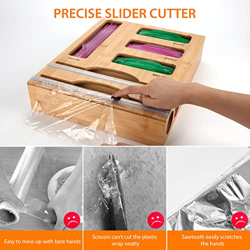 Storage Bag Organizer with Foil and Plastic Wrap Org | All Products - Image 6