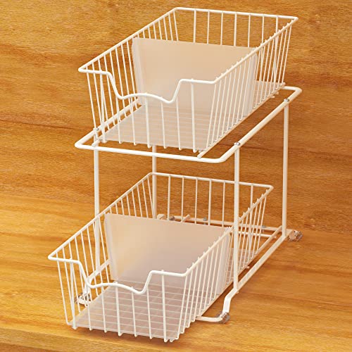 Simple Houseware 2 Tier Cabinet Wire Basket Drawer O | All Products - Image 2