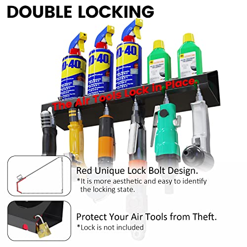 UNITEDPOWER Pneumatic Tool Holder Lockable/Aerosol Rack - Image 4