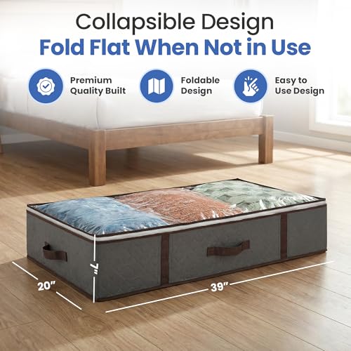 Underbed Storage Bags 4-Pack - Foldable Under Bed St | All Products - Image 3