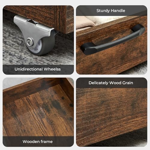 TIOPGHAD 2-Pack Under Bed Storage Drawers Organizer with Wheels - Image 7