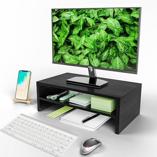 Simple Trending 2-Tier Monitor Stand Riser, Desk Storage - Image 7