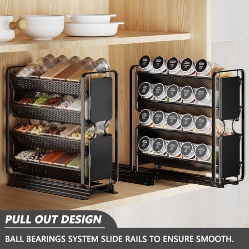 Spice Rack Organizer Drawer Cabinet: Pull Out Spice - Image 4