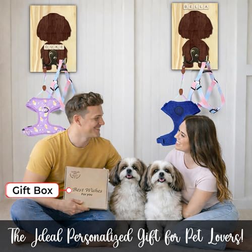 Shih Tzu Dog Leash Holder Wall Mount with Scrabble | Home Organization - Image 6
