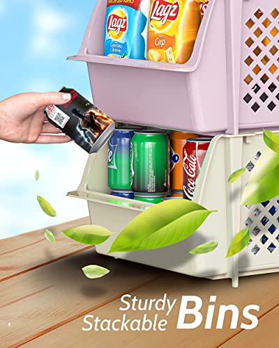 Skywin Stackable Storage Bins Open Front for Pantry | All Products - Image 7