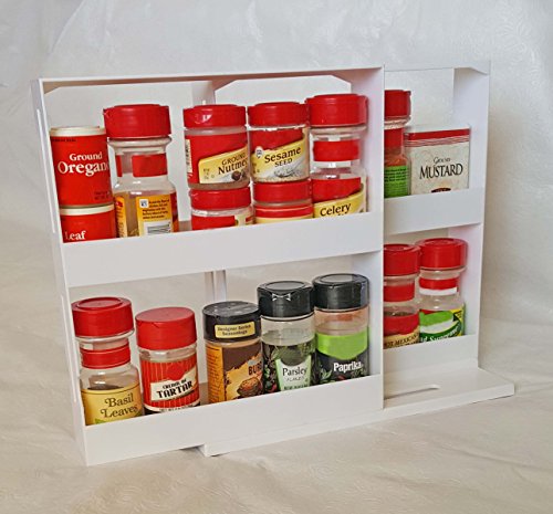 Spice Organizer Racks for Cabinets Space Saver Holds More Spices - Image 5