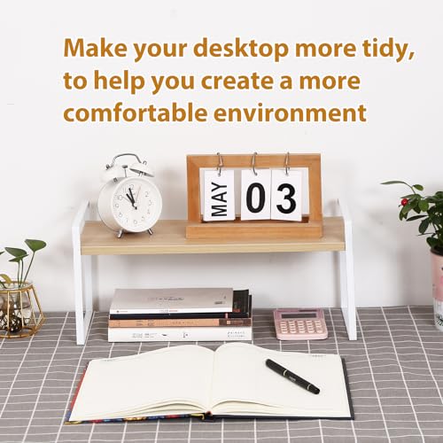 YGYQZ Desk Shelf Organizer for Top of Desk, 1-Tier Desktop - Image 8