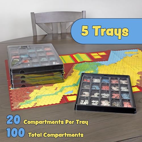 Game Piece Counter Trays (5-Pack); War Game and Board Game - Image 7