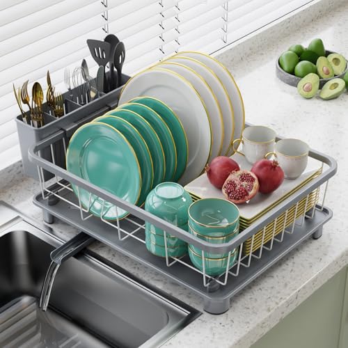 Hiviweer Dish Drying Rack for Kitchen Counter, 16.2" L x 12.5" W - Image 2