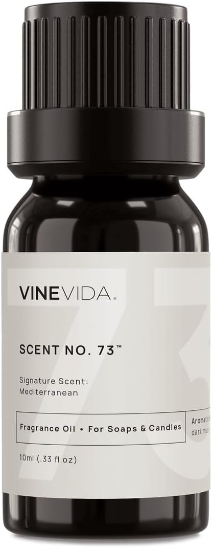 VINEVIDA Scent No.73 Fragrance Oil for Candle & Soap Making - 0.33oz Natural USA Scents