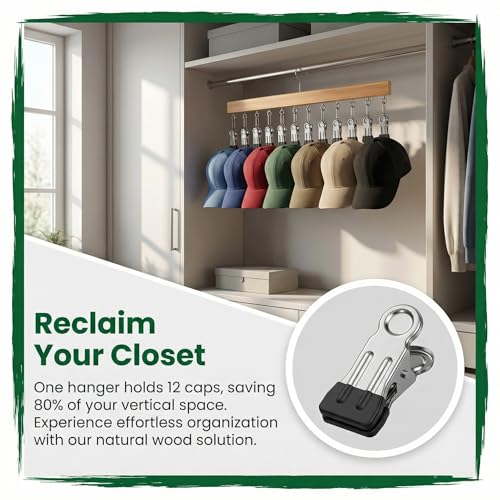 Closet Organizer with 12 Clips, 2 Pack Closet Space Savers - Image 5