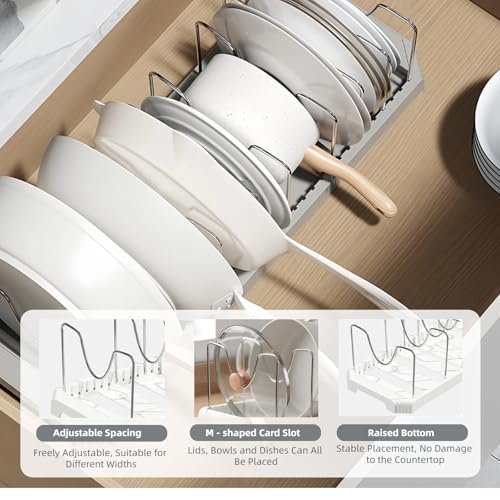 Expandable Pot and Pan Organizer Rack for Kitchen Ca | All Products - Image 5