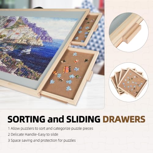 ALL4JIG 1500 Pieces 2-in-1 Tilting&Rotating Puzzle Board - Image 5