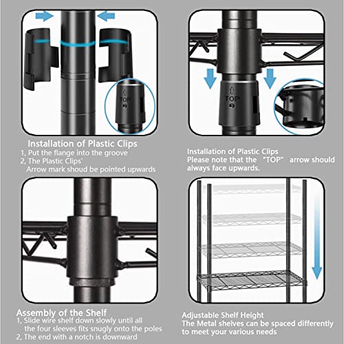 Xiofio 3 Tiers Heavy Duty Clothes Rack for Hanging Clothes - Image 7