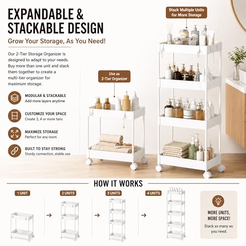 Under Sink Organizer, 2 Tier Pull-Out Storage Organizer - Image 7