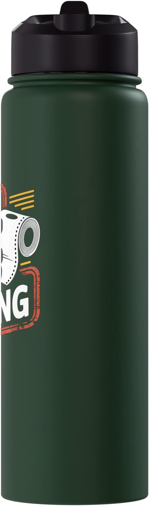 I Don't Wipe After Pooping Bathroom Gross Joke - Stainless Steel Insulated Water Bottle