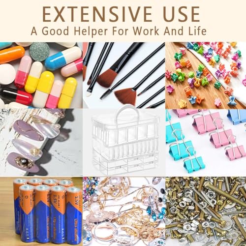 91pcs Bead storage container, 3-Tier bead organizer boxes - Image 6