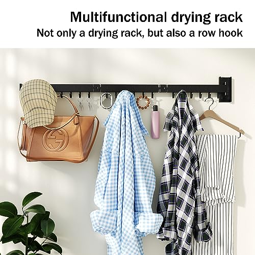 Clothes Drying Rack for Laundry,Wall Mounted Clothes Hanger Rack - Image 7
