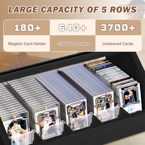 Emfogo Trading Card Display, 3-Tier Card Display Stand - Image 5