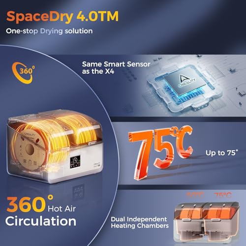 Creality Filament Dryer 4 Spools, SpacePi X4L Filament Storage - Image 6
