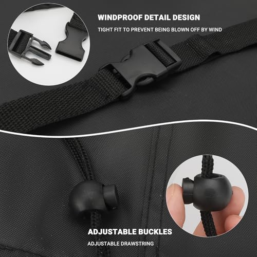 Deck Box Cover Heavy Duty Waterproof Deck Box with Handle - Image 6