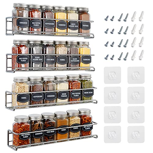 Ultimate Hostess Spice Rack Wall Mounted 4 Tier – - Image 2